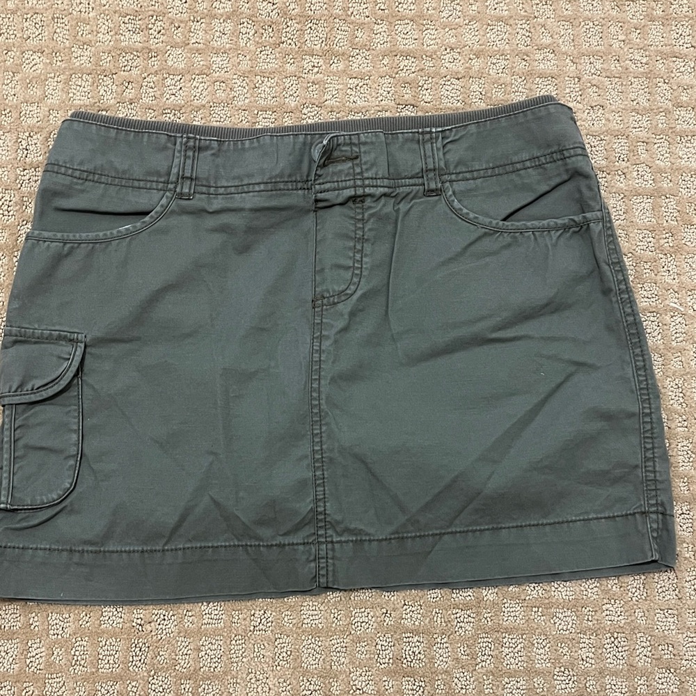 Joe Fresh Olive Cargo Skirt